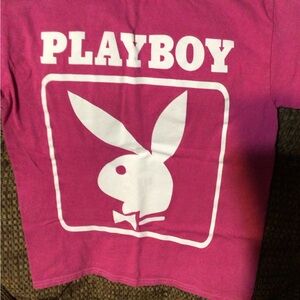 Playboy Fuchsia Logo Tee